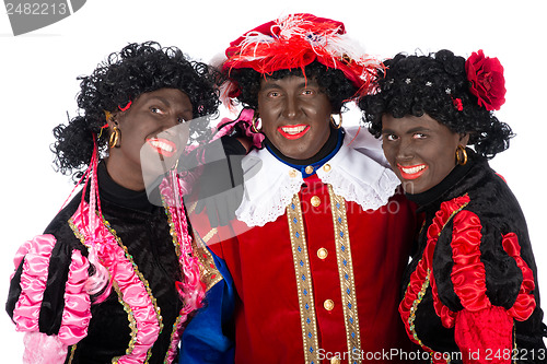 Image of Zwarte Piet is in love