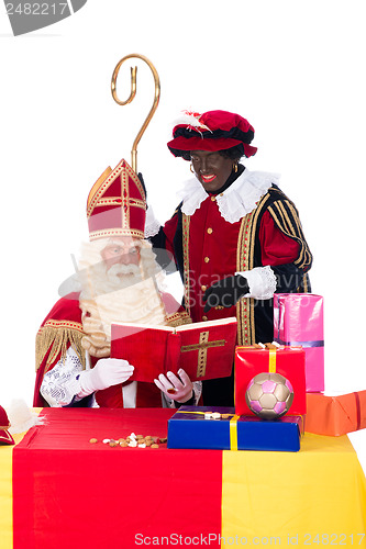 Image of Sinterklaas and Zwarte Piet