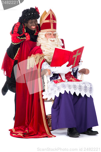 Image of Sinterklaas and Zwarte Piet