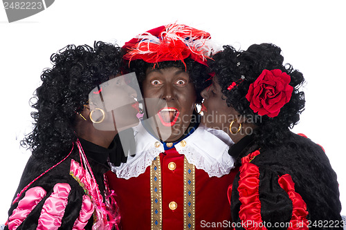 Image of Zwarte Piet is in love