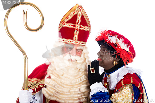 Image of Sinterklaas with Zwarte Piet