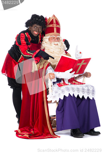 Image of Sinterklaas and Zwarte Piet