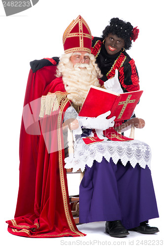 Image of Sinterklaas and Zwarte Piet