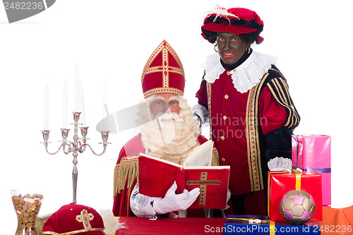 Image of Sinterklaas and Zwarte Piet