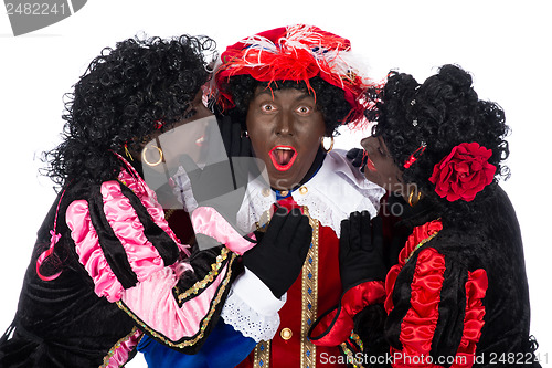 Image of Zwarte Piet is in love