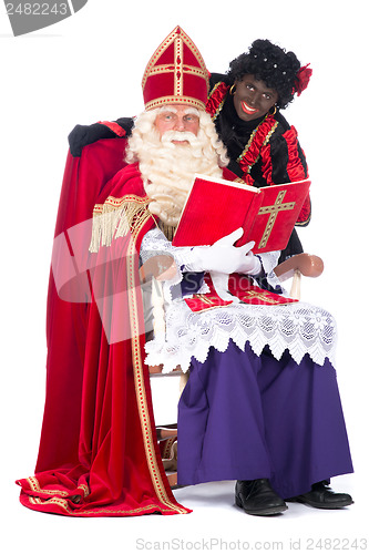 Image of Sinterklaas and Zwarte Piet