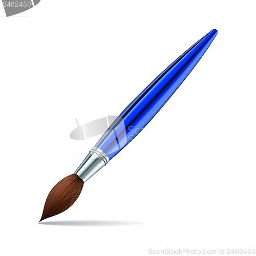 Image of paint brush on white background