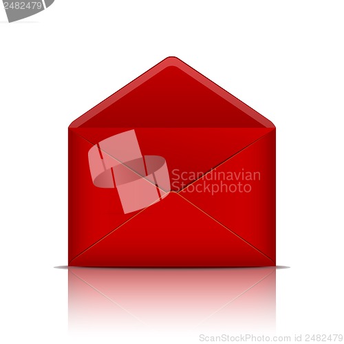 Image of Red open envelope.