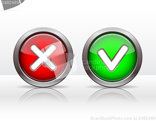 Image of Check mark buttons.