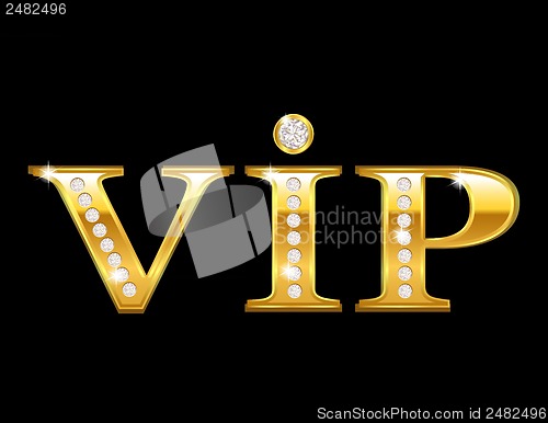 Image of Vip golden card