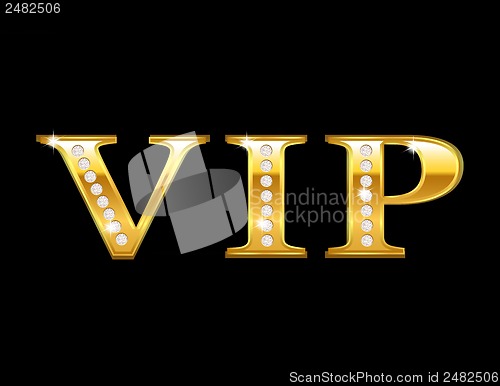 Image of Vip golden card