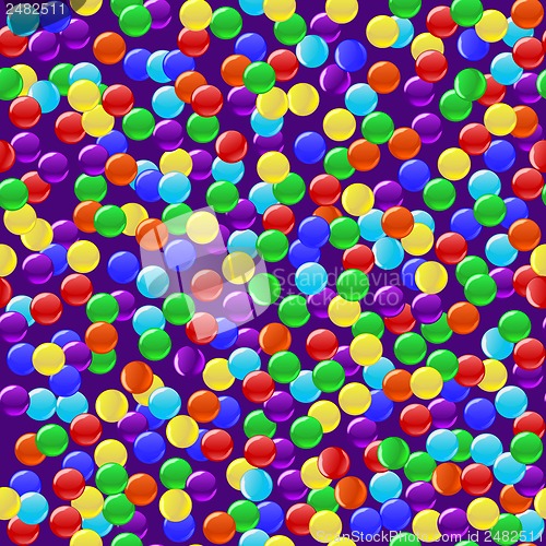 Image of Delicious colorful candies seamless background