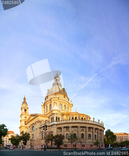 Image of St. Stefan basilica in Budapest, Hungary
