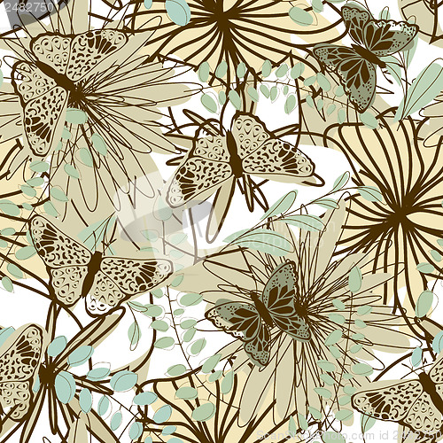 Image of Seamless floral pattern