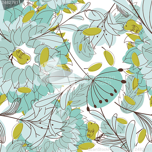 Image of Seamless floral pattern