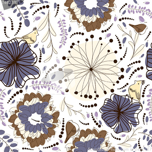 Image of Seamless floral pattern