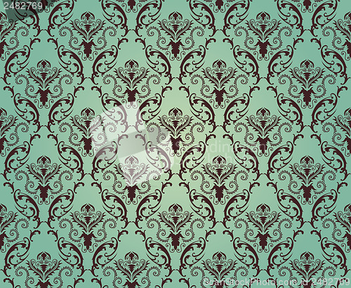 Image of Damask seamless pattern