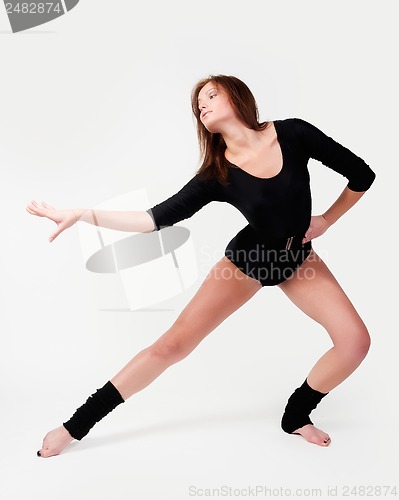 Image of portrait of young fitness woman