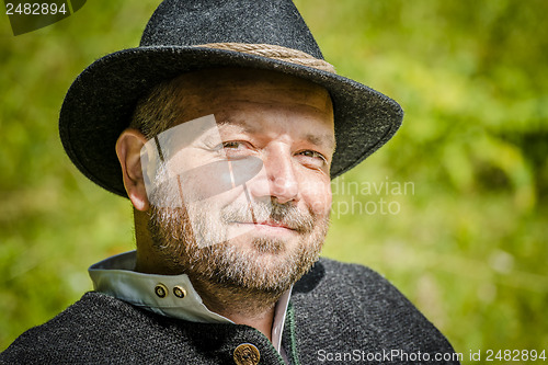 Image of Portrait of traditional Bavarian man