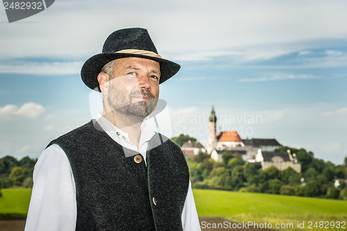 Image of Traditional Bavarian man with Andechs