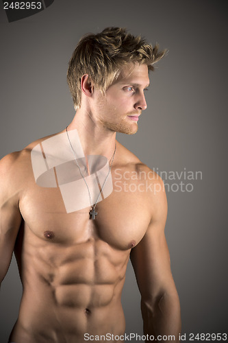 Image of Blond athetic man