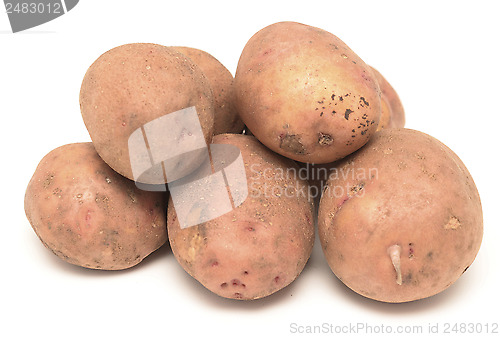 Image of raw potatoes
