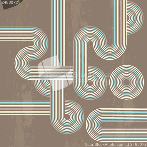 Image of retro abstract background