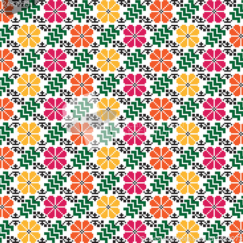 Image of seamless ethnic pattern