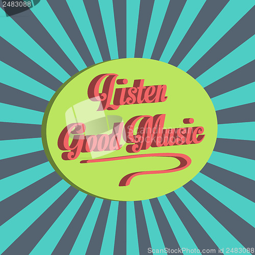 Image of Abstract music background with notes