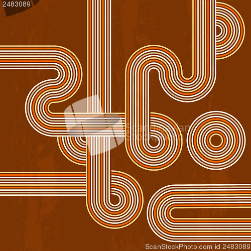 Image of retro abstract background