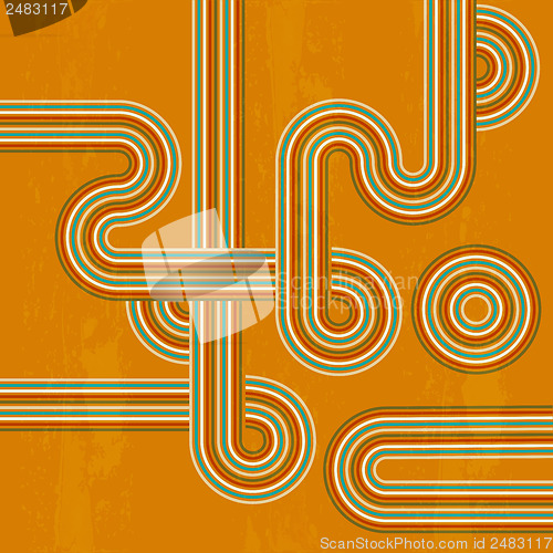 Image of retro abstract background