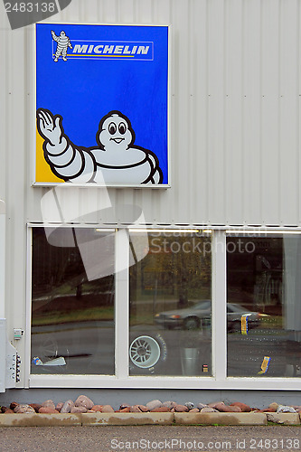 Image of Sign Michelin on Wall