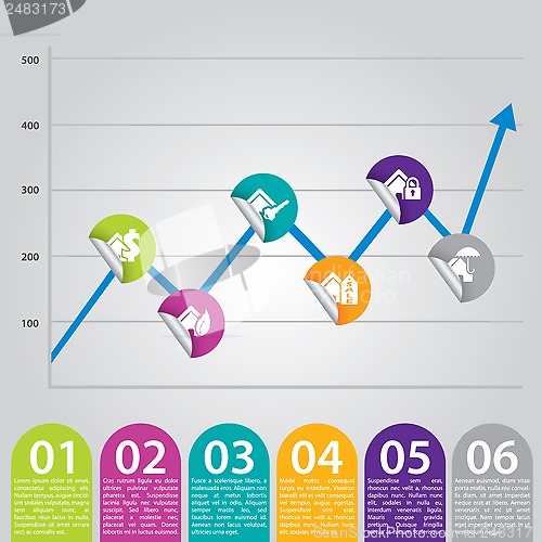 Image of Infographic chart ideal for advertisements