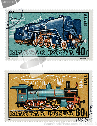 Image of Train Stamps