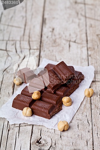 Image of chocolate and nuts 