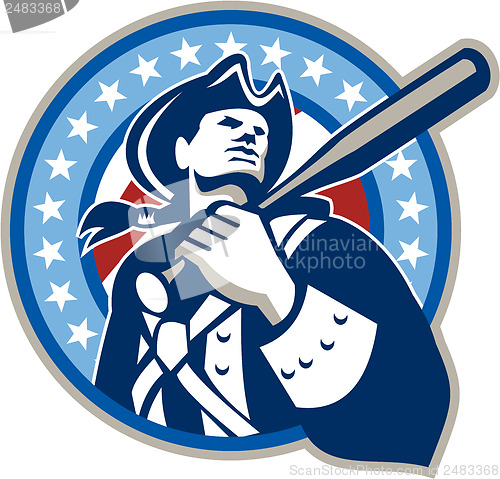 Image of American Patriot Baseball Bat Retro