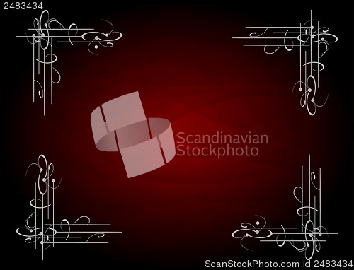 Image of Invitation vintage frame greeting card