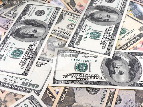 Image of background of American money