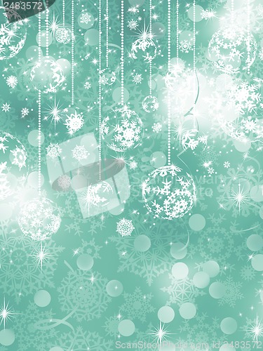 Image of Merry Christmas greeting card. EPS 10