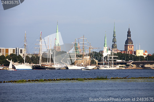 Image of Tall ships in Riga