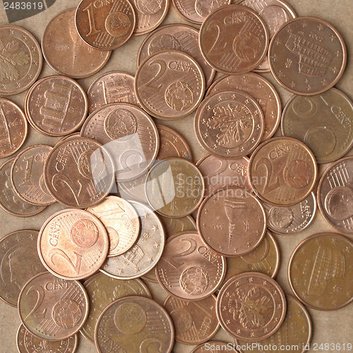 Image of Euro coins