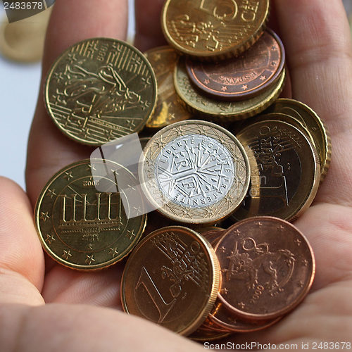 Image of Euro coins