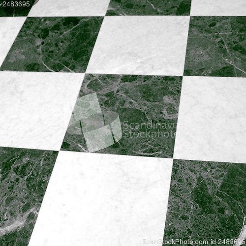 Image of Checked floor