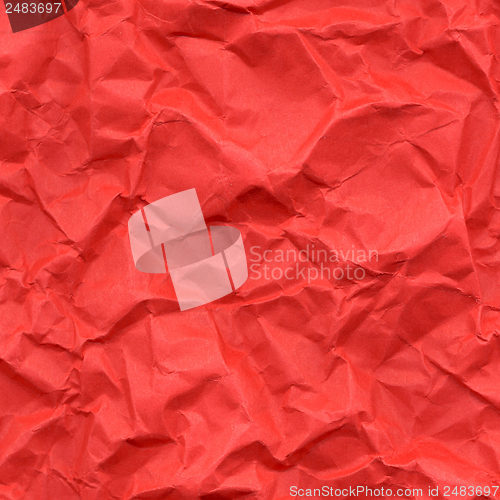 Image of Red rippled paper