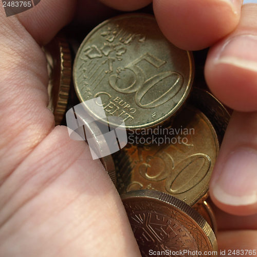 Image of Euro coins