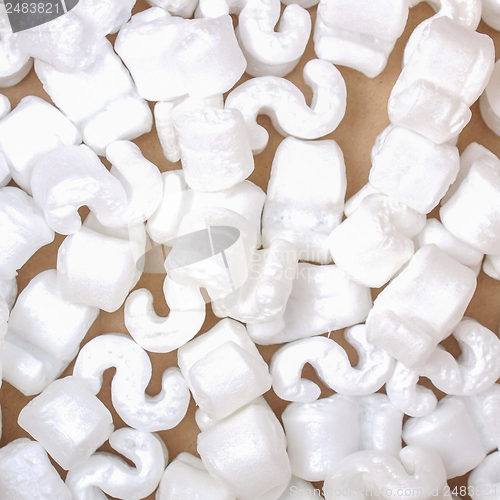 Image of Polystyrene beads background