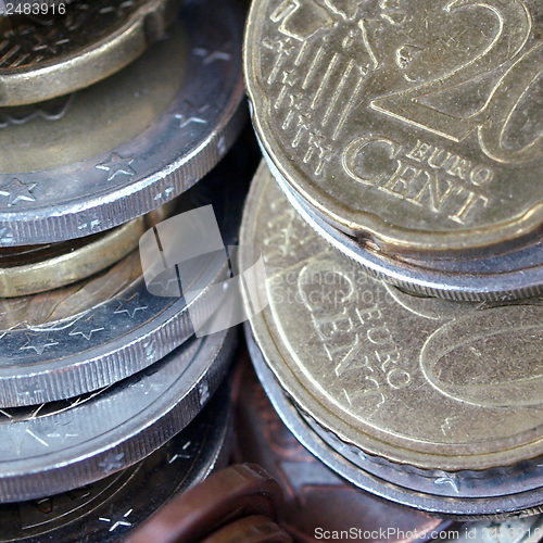 Image of Euro coins