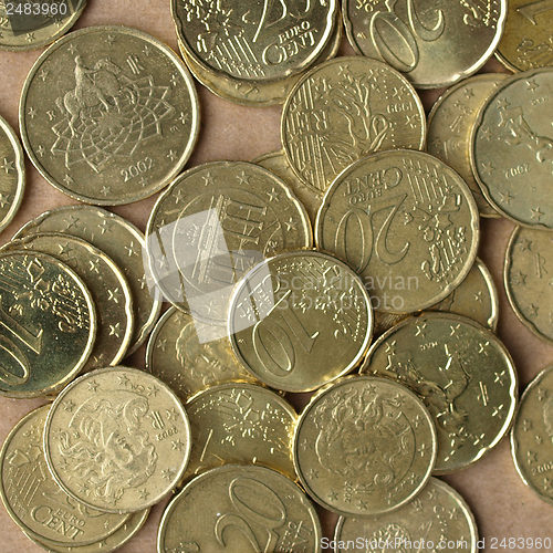 Image of Euro coins