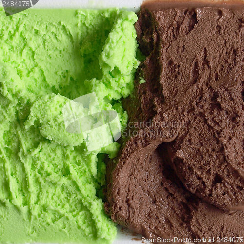 Image of Mint chocolate ice cream