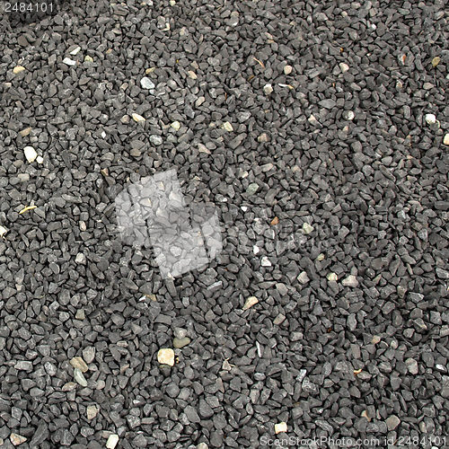 Image of Black gravel